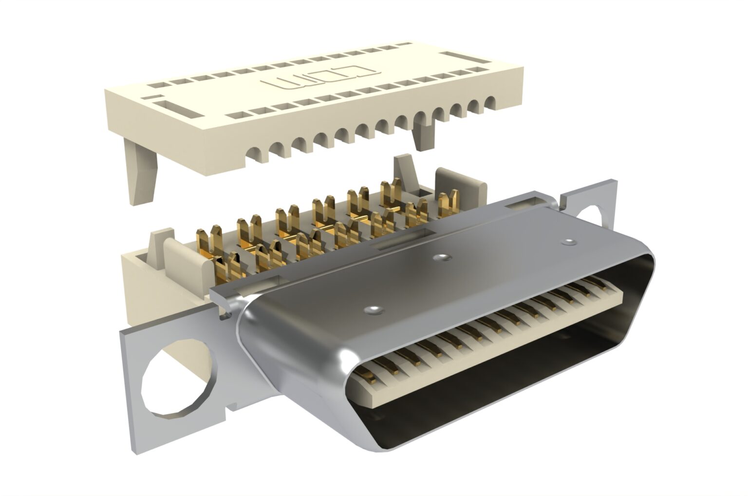 Male 26 pin smart serial connector